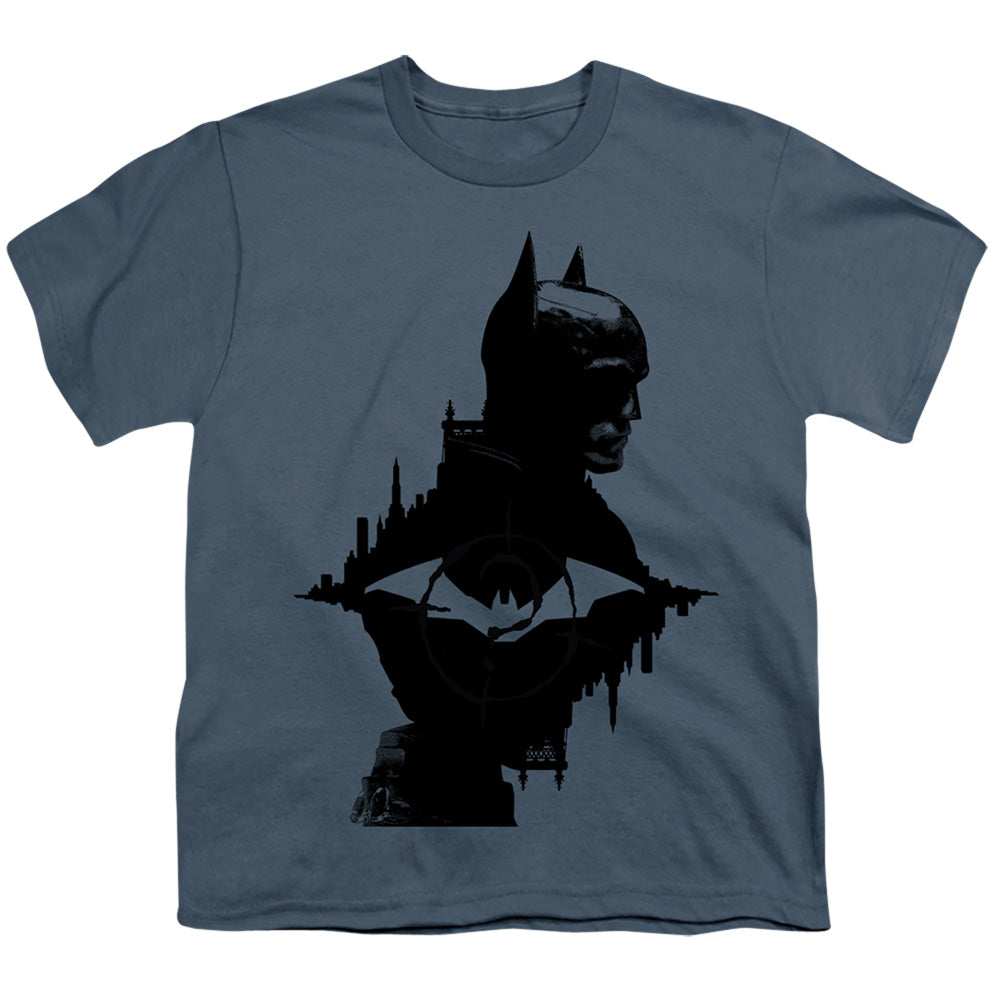 The Batman (2022) And The Riddler - Youth T-Shirt Youth T-Shirt (Ages 8-12) Batman   