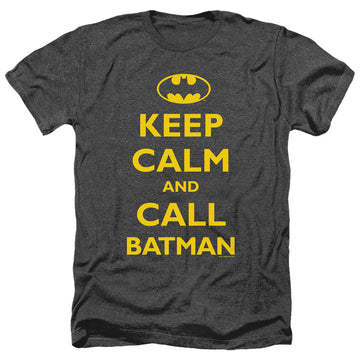 DC Batman Call Batman - Men's Heather T-Shirt Men's Heather T-Shirt Batman   