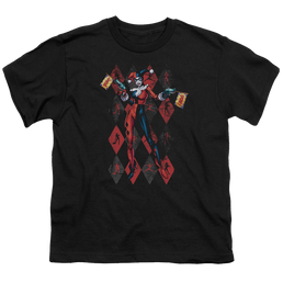 Harley Quinn Pow Pow - Youth T-Shirt Youth T-Shirt (Ages 8-12) Harley Quinn   