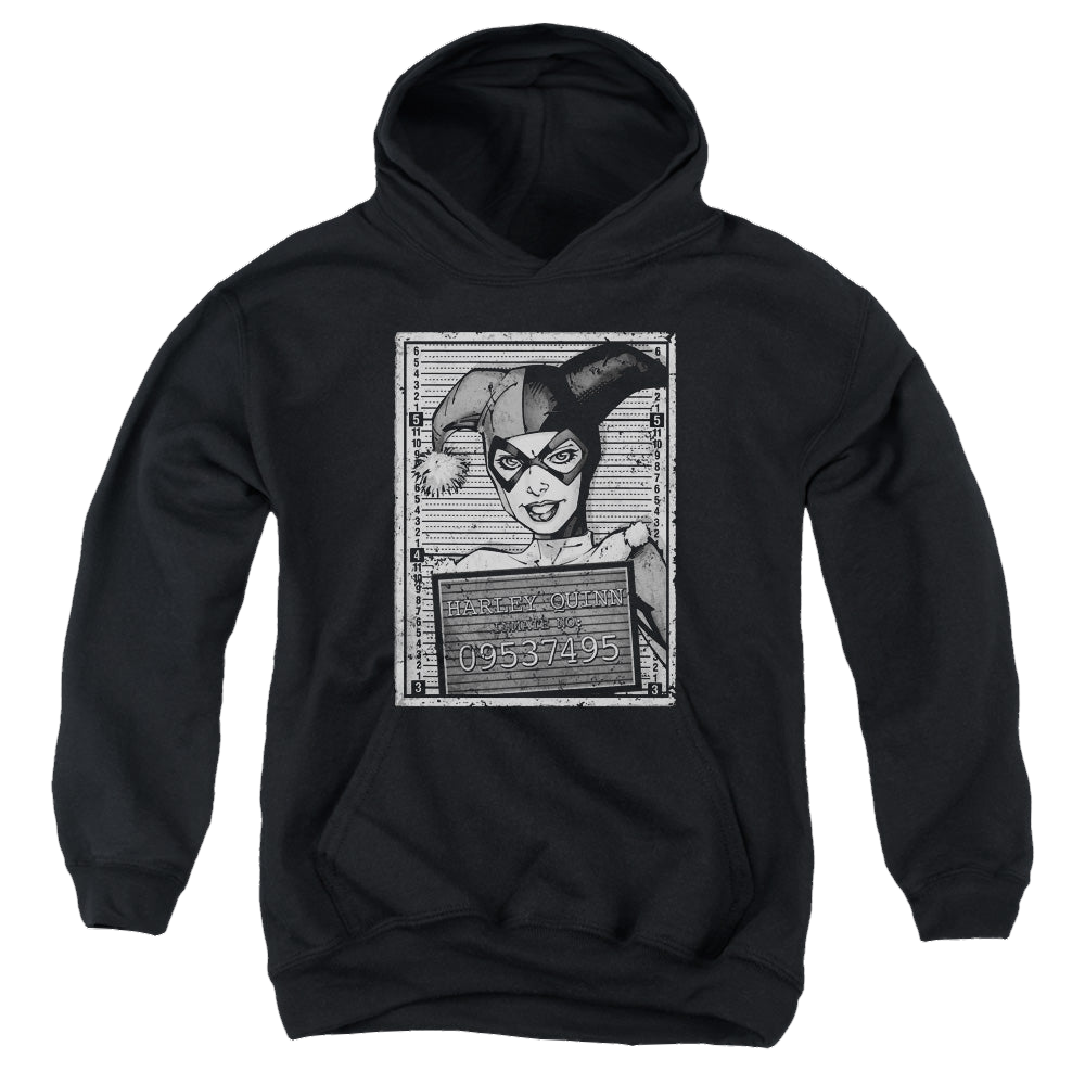 Harley Quinn Harley Inmate - Youth Hoodie Youth Hoodie (Ages 8-12) Harley Quinn   
