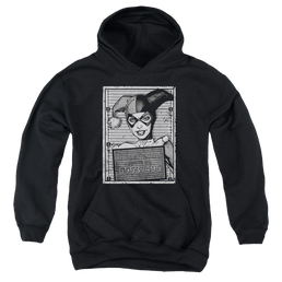 Harley Quinn Harley Inmate - Youth Hoodie Youth Hoodie (Ages 8-12) Harley Quinn   