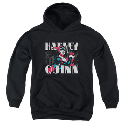 Harley Quinn Harley Bold - Youth Hoodie Youth Hoodie (Ages 8-12) Harley Quinn   