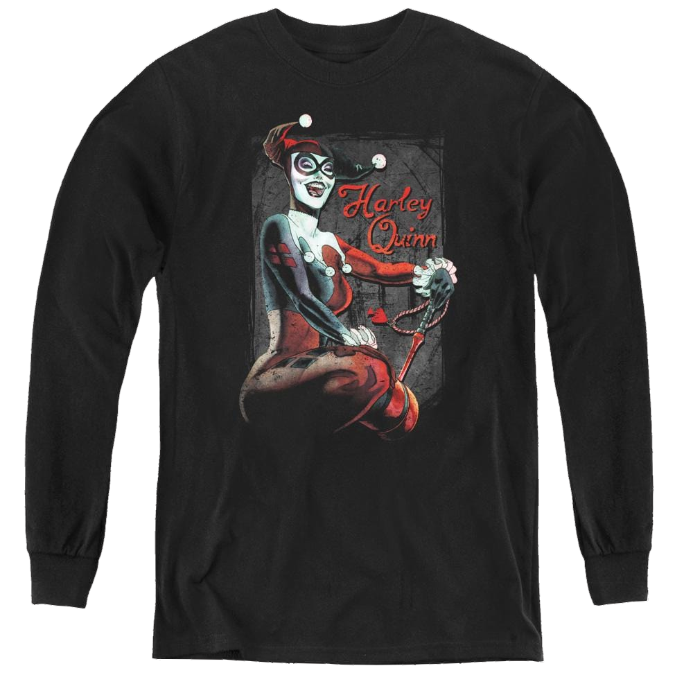Harley Quinn Laugh It Up - Youth Long Sleeve T-Shirt Youth Long Sleeve T-Shirt Harley Quinn   