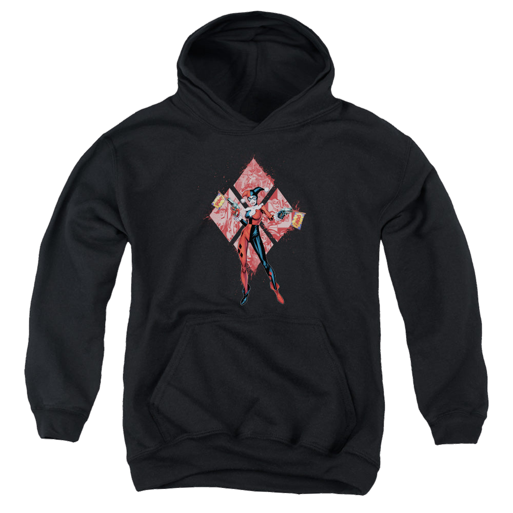 Harley Quinn Harley Quinn (Diamonds) - Youth Hoodie Youth Hoodie (Ages 8-12) Harley Quinn   