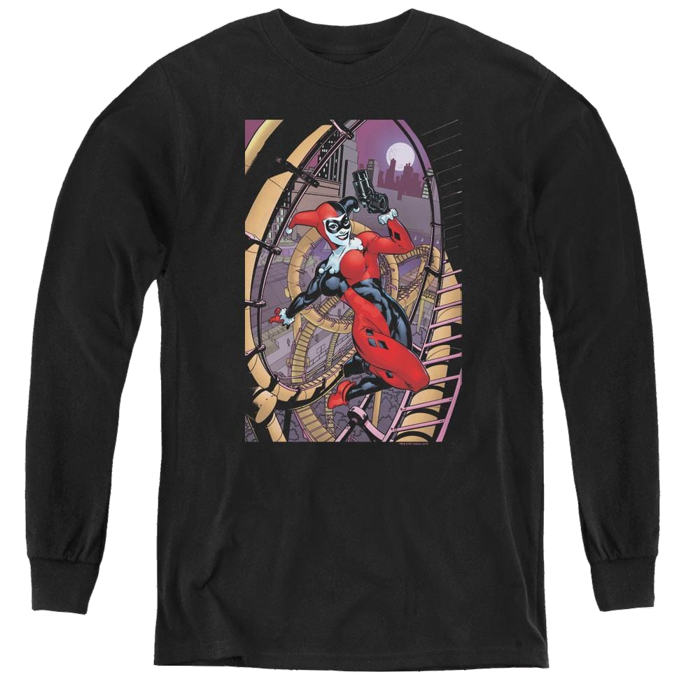 Harley Quinn Harley First - Youth Long Sleeve T-Shirt Youth Long Sleeve T-Shirt Harley Quinn   