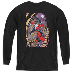Harley Quinn Harley First - Youth Long Sleeve T-Shirt Youth Long Sleeve T-Shirt Harley Quinn   