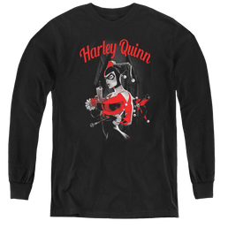 Harley Quinn Spring Gun - Youth Long Sleeve T-Shirt Youth Long Sleeve T-Shirt Harley Quinn   