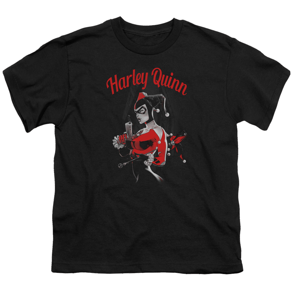 Harley Quinn Spring Gun - Youth T-Shirt Youth T-Shirt (Ages 8-12) Harley Quinn   