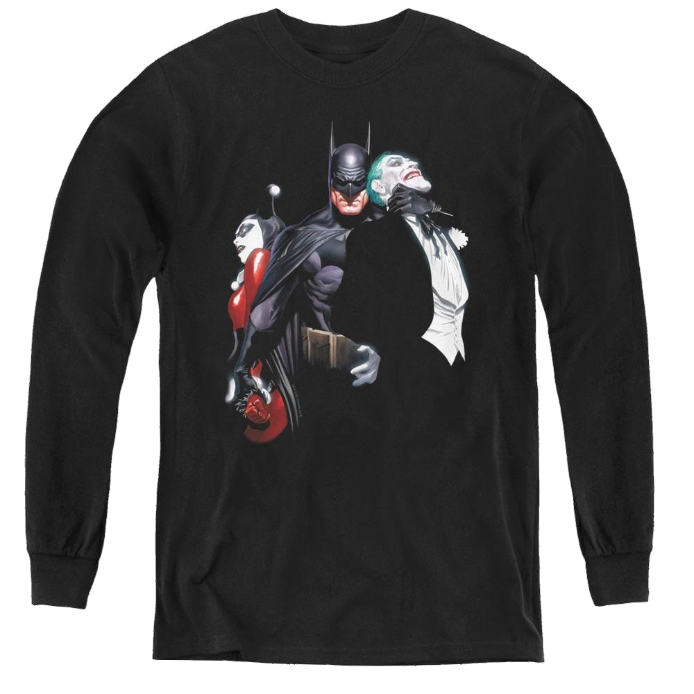Harley Quinn Joker Harley Choke - Youth Long Sleeve T-Shirt Youth Long Sleeve T-Shirt Harley Quinn   