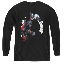 Harley Quinn Joker Harley Choke - Youth Long Sleeve T-Shirt Youth Long Sleeve T-Shirt Harley Quinn   
