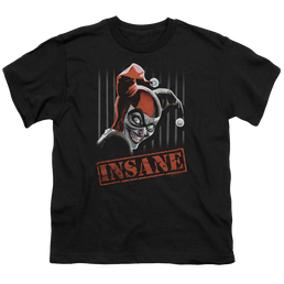 Harley Quinn Insane - Youth T-Shirt Youth T-Shirt (Ages 8-12) Harley Quinn   