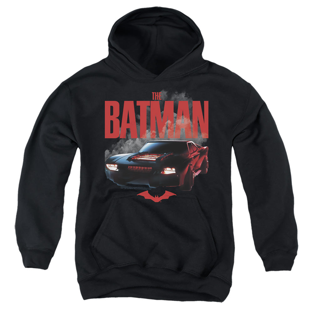 The Batman (2022) Batmobile - Youth Hoodie Youth Hoodie (Ages 8-12) Batman   