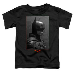 The Batman (2022) Worn Portrait - Toddler T-Shirt Toddler T-Shirt Batman   