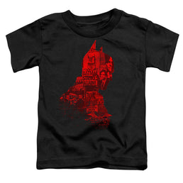 The Batman (2022) News Silhouette - Toddler T-Shirt Toddler T-Shirt Batman   