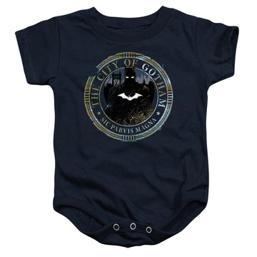 The Batman (2022) Gotham Seal - Baby Bodysuit Baby Bodysuit Batman   