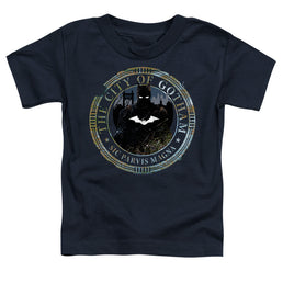 The Batman (2022) Gotham Seal - Toddler T-Shirt Toddler T-Shirt Batman   