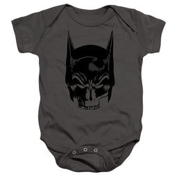 The Batman (2022) Skull On Gray - Baby Bodysuit Baby Bodysuit Batman   