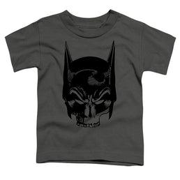 The Batman (2022) Skull On Gray - Toddler T-Shirt Toddler T-Shirt Batman   
