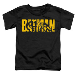 The Batman (2022) Text On Black - Toddler T-Shirt Toddler T-Shirt Batman   