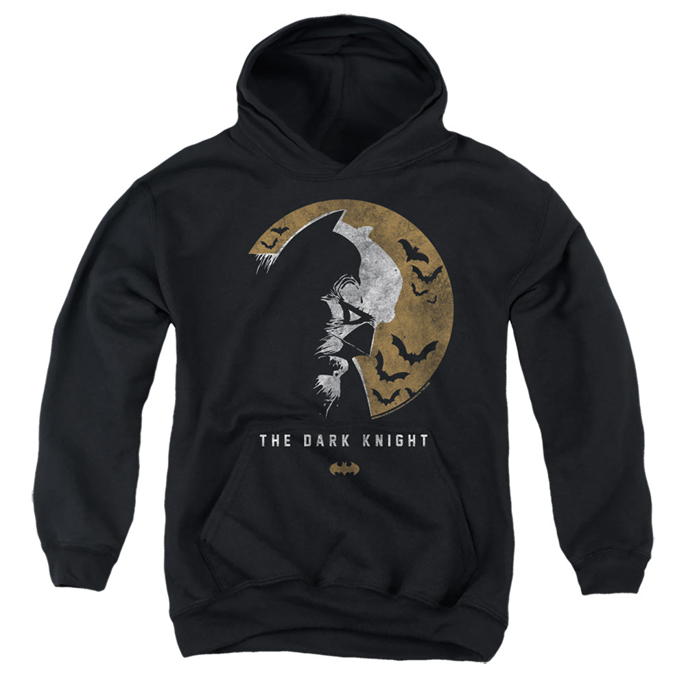 The Batman (2022) Dark Knight Moon - Youth Hoodie Youth Hoodie (Ages 8-12) Batman   