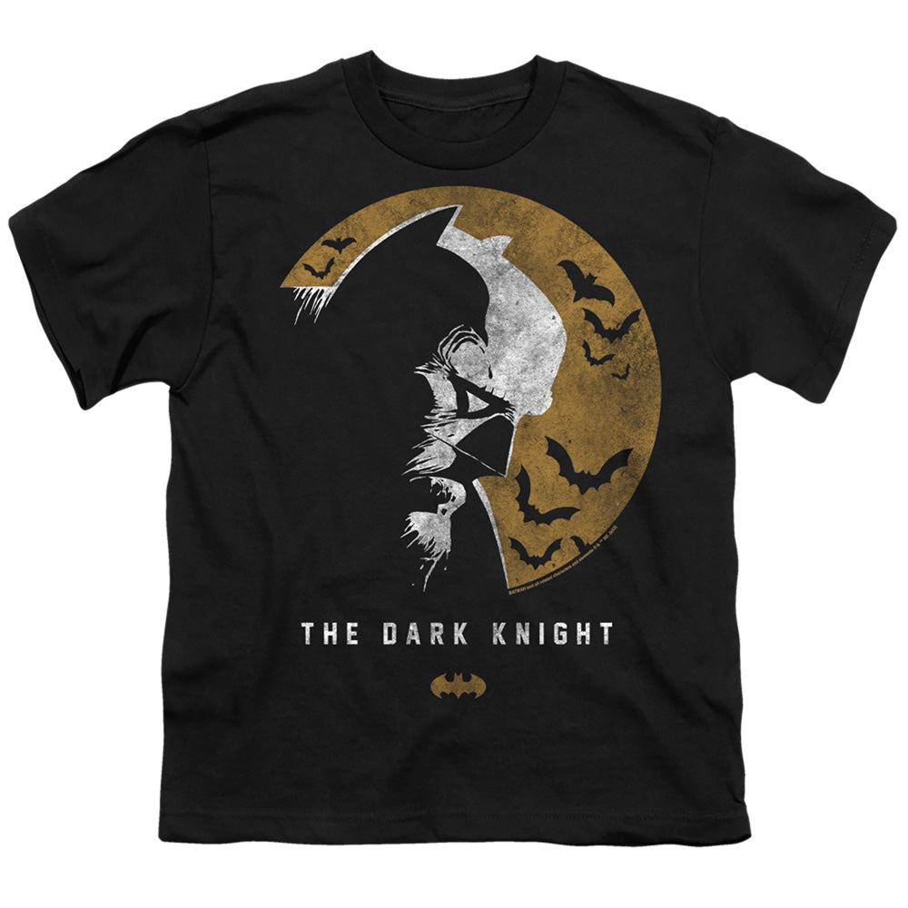 The Batman (2022) Dark Knight Moon - Youth T-Shirt Youth T-Shirt (Ages 8-12) Batman   