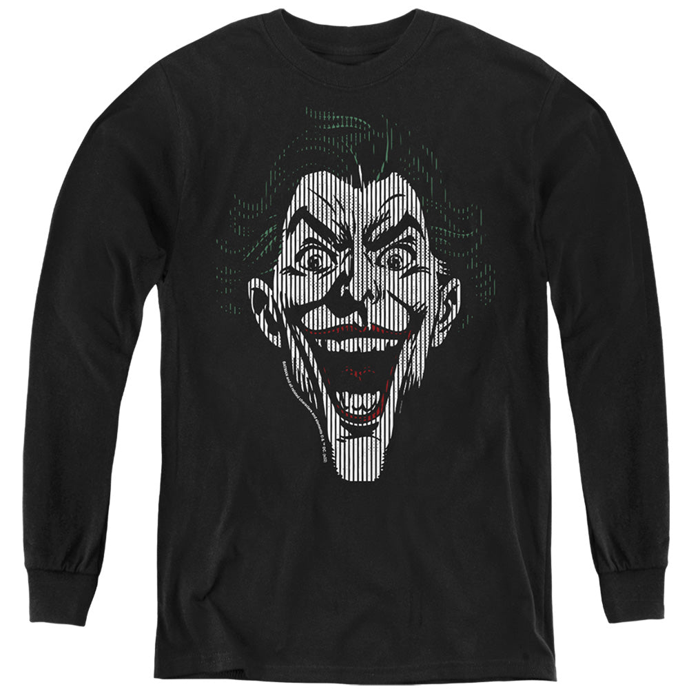 The Batman (2022) Joker Lines - Youth Long Sleeve T-Shirt Youth Long Sleeve T-Shirt Batman   