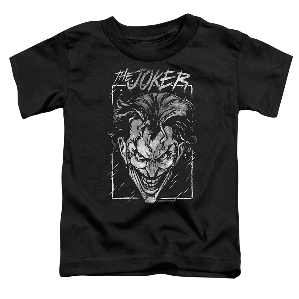 The Batman (2022) Joker Storm On Black - Toddler T-Shirt Toddler T-Shirt Batman   