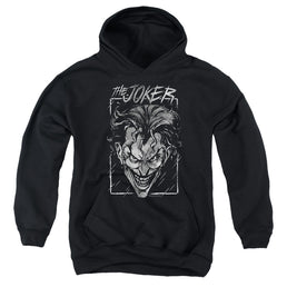 The Batman (2022) Joker Storm On Black - Youth Hoodie Youth Hoodie (Ages 8-12) Batman   