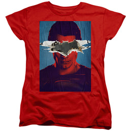 Batman v Superman Superman Poster - Women's T-Shirt Women's T-Shirt Batman   