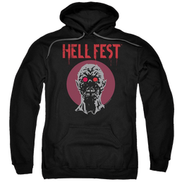 Hell Fest Logo - Pullover Hoodie Pullover Hoodie Hell Fest   