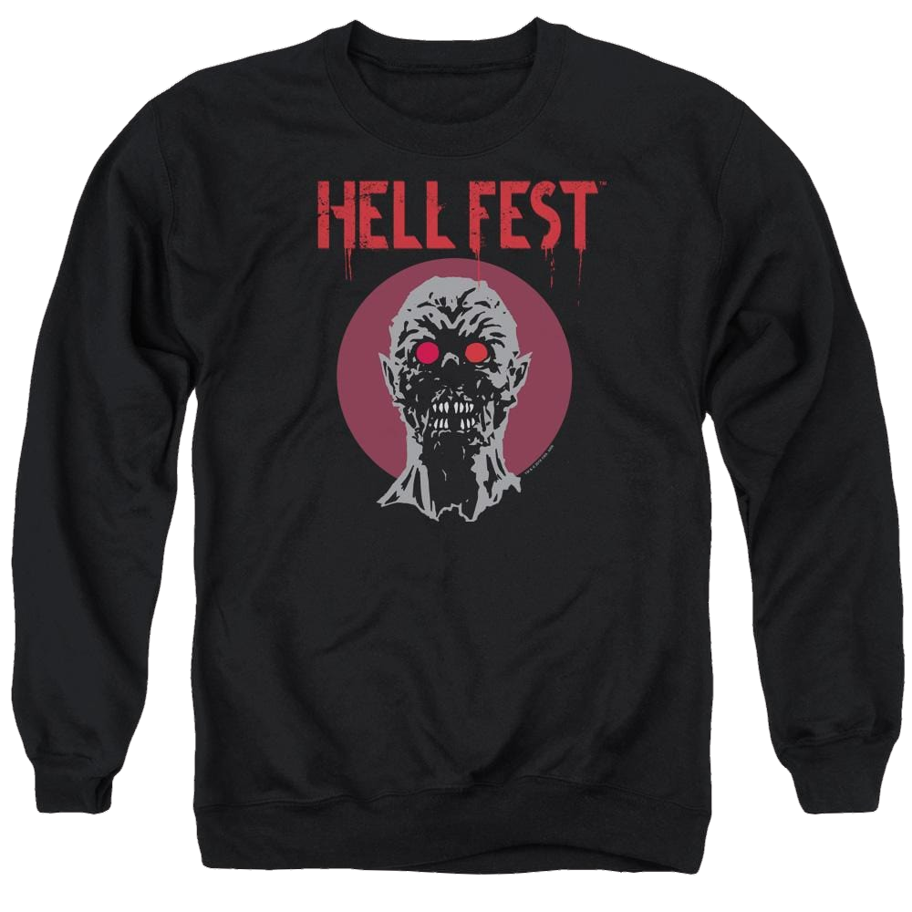 Hell Fest Logo - Men's Crewneck Sweatshirt Men's Crewneck Sweatshirt Hell Fest   