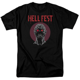 Hell Fest Logo - Men's Regular Fit T-Shirt Men's Regular Fit T-Shirt Hell Fest   