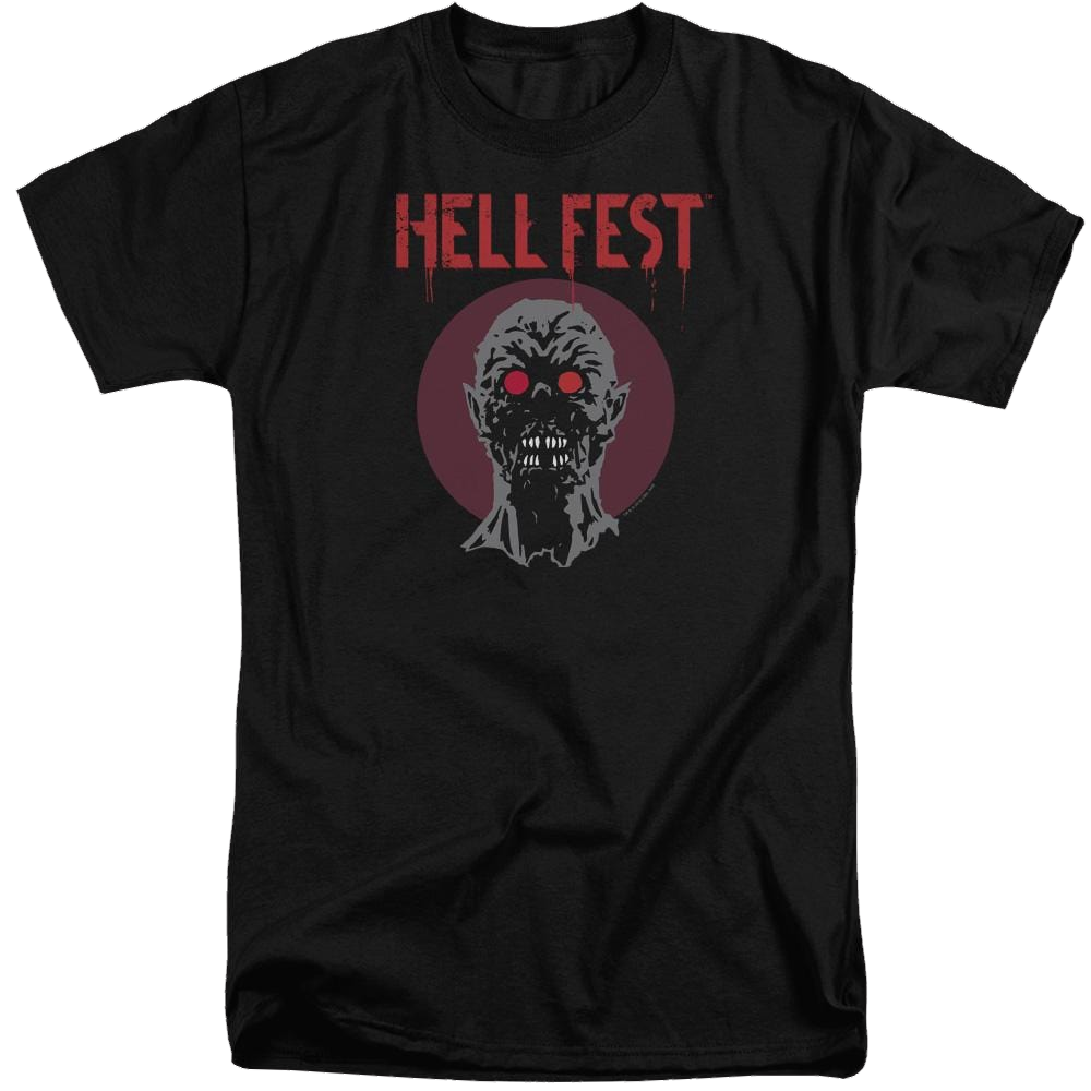 Hell Fest Logo - Men's Tall Fit T-Shirt Men's Tall Fit T-Shirt Hell Fest   