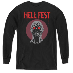 Hell Fest Logo - Youth Long Sleeve T-Shirt Youth Long Sleeve T-Shirt Hell Fest   