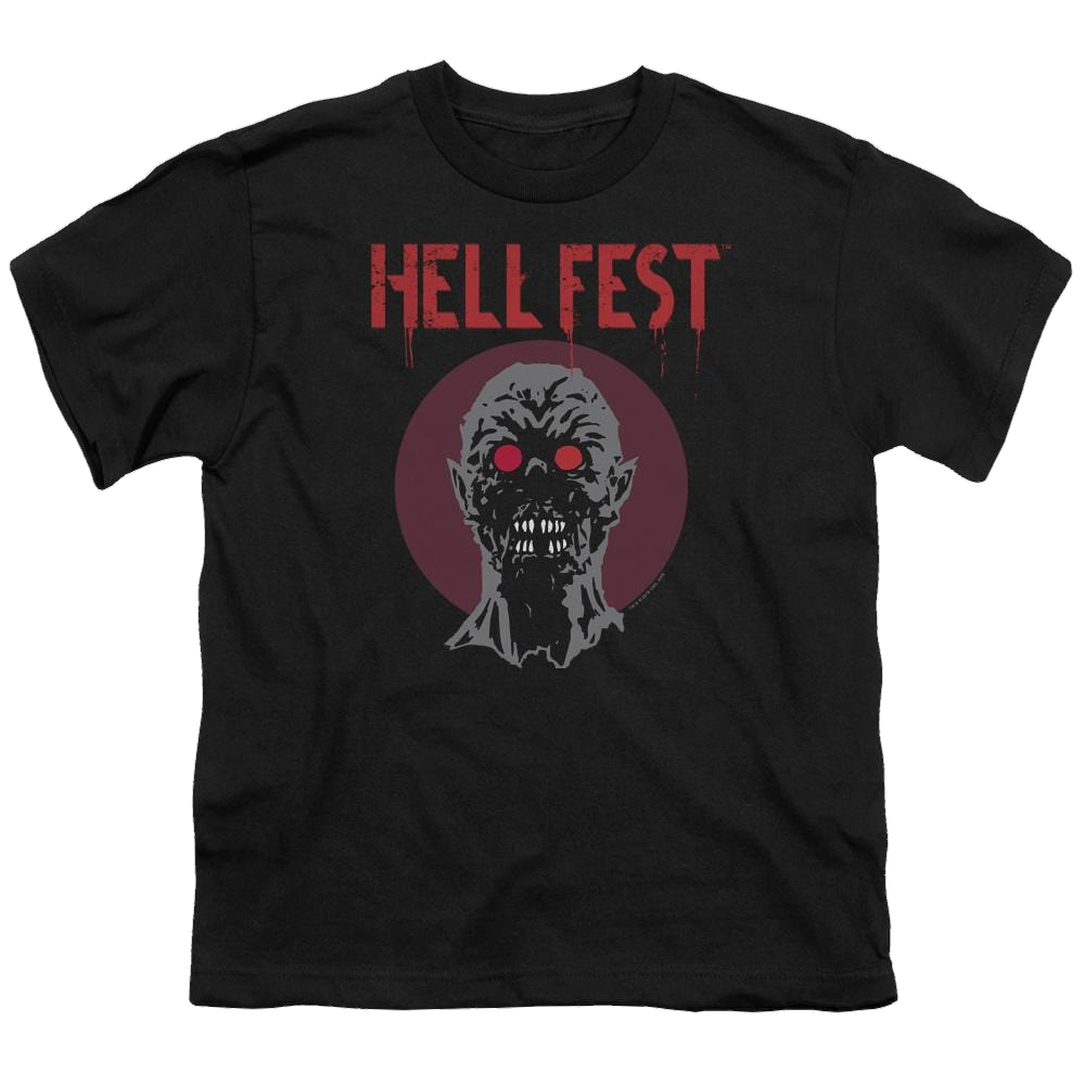 Hell Fest Logo - Youth T-Shirt Youth T-Shirt (Ages 8-12) Hell Fest   