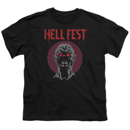 Hell Fest Logo - Youth T-Shirt Youth T-Shirt (Ages 8-12) Hell Fest   