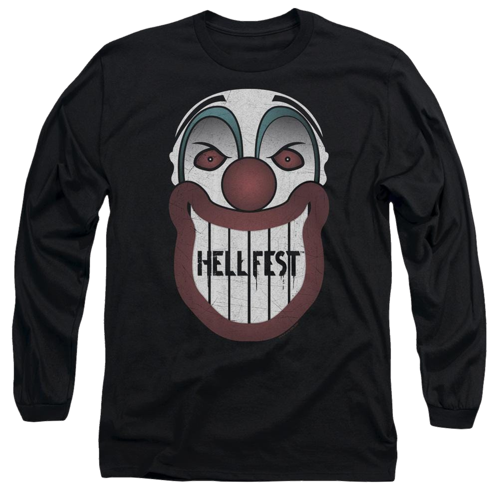 Hell Fest Facade - Men's Long Sleeve T-Shirt Men's Long Sleeve T-Shirt Hell Fest   