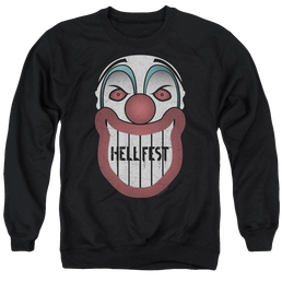 Hell Fest Facade - Men's Crewneck Sweatshirt Men's Crewneck Sweatshirt Hell Fest   