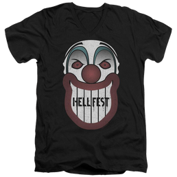 Hell Fest Facade - Men's V-Neck T-Shirt Men's V-Neck T-Shirt Hell Fest   