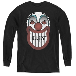 Hell Fest Facade - Youth Long Sleeve T-Shirt Youth Long Sleeve T-Shirt Hell Fest   