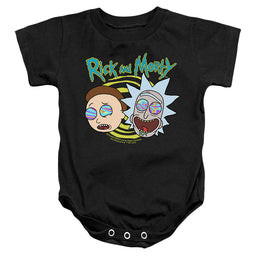 Rick and Morty Blown Minds - Baby Bodysuit Baby Bodysuit Rick and Morty   