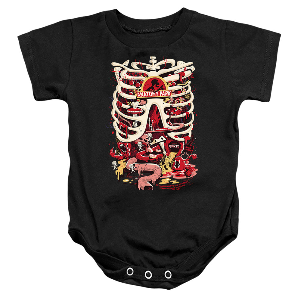 Rick and Morty Anatomy Park Logo - Baby Bodysuit Baby Bodysuit Rick and Morty   