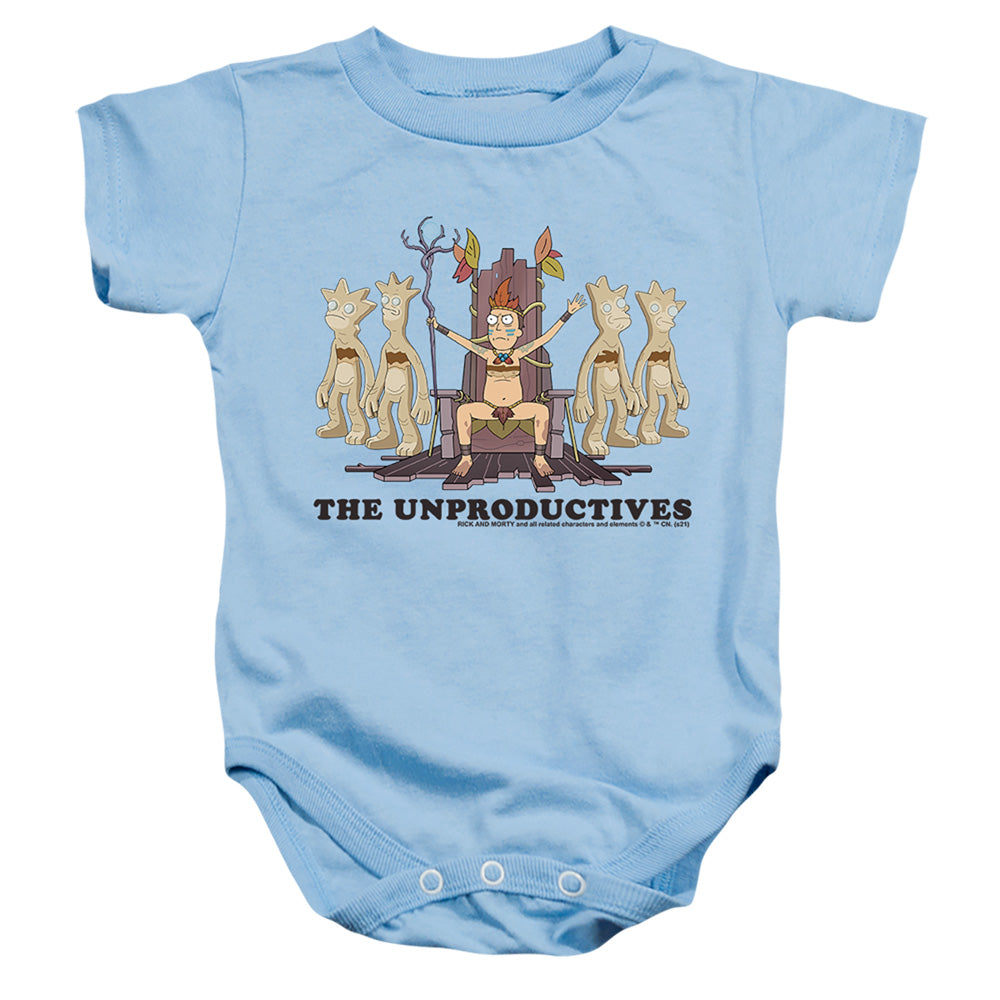 Rick and Morty The Unproductives - Baby Bodysuit Baby Bodysuit Rick and Morty   