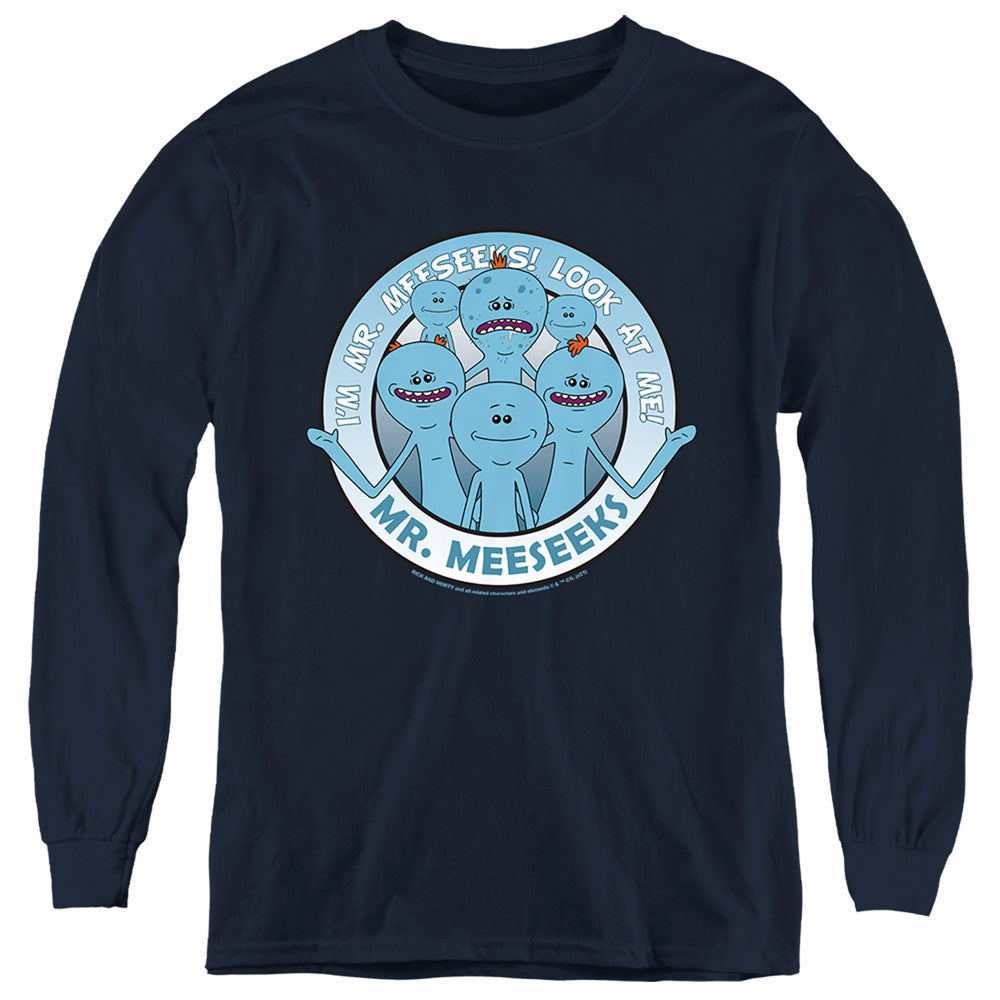 Rick and Morty Mr Meeseeks - Youth Long Sleeve T-Shirt Youth Long Sleeve T-Shirt Rick and Morty   