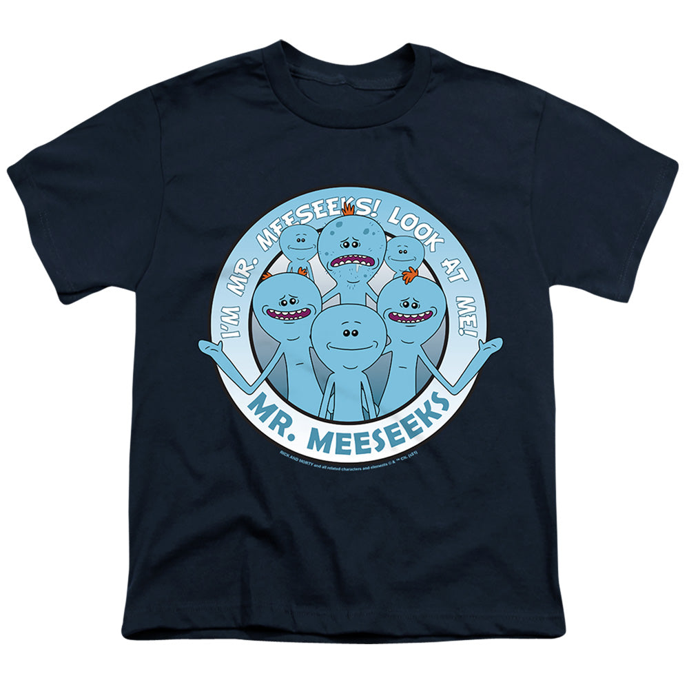 Rick and Morty Mr Meeseeks - Youth T-Shirt Youth T-Shirt (Ages 8-12) Rick and Morty   