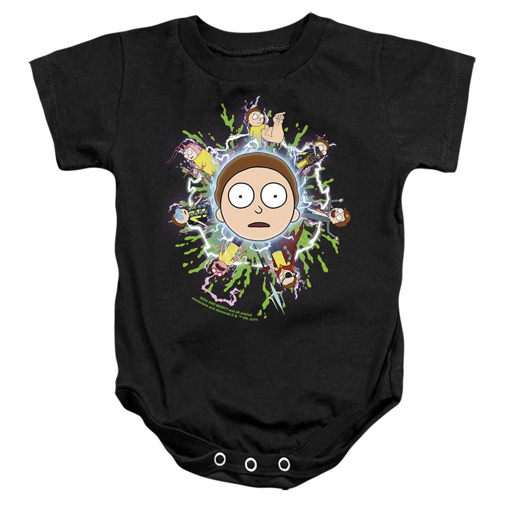 Rick and Morty Multiple Morty - Baby Bodysuit Baby Bodysuit Rick and Morty   