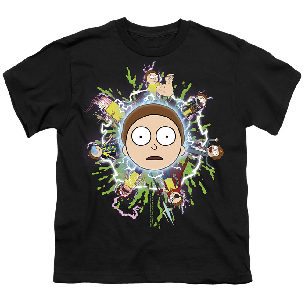 Rick and Morty Multiple Morty - Youth T-Shirt Youth T-Shirt (Ages 8-12) Rick and Morty   