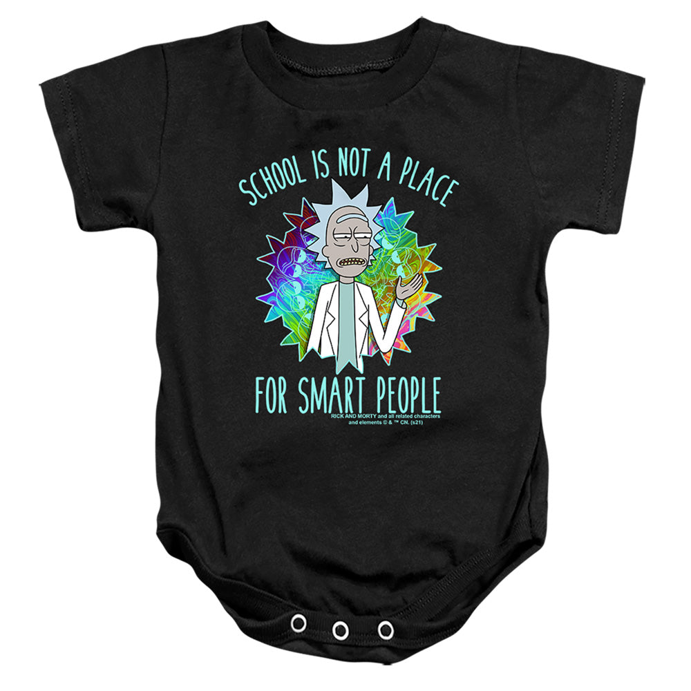 Rick and Morty School - Baby Bodysuit Baby Bodysuit Rick and Morty   