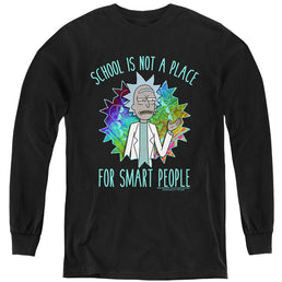Rick and Morty School - Youth Long Sleeve T-Shirt Youth Long Sleeve T-Shirt Rick and Morty   