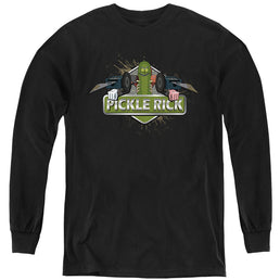 Rick and Morty Pickle Rick - Youth Long Sleeve T-Shirt Youth Long Sleeve T-Shirt Rick and Morty   